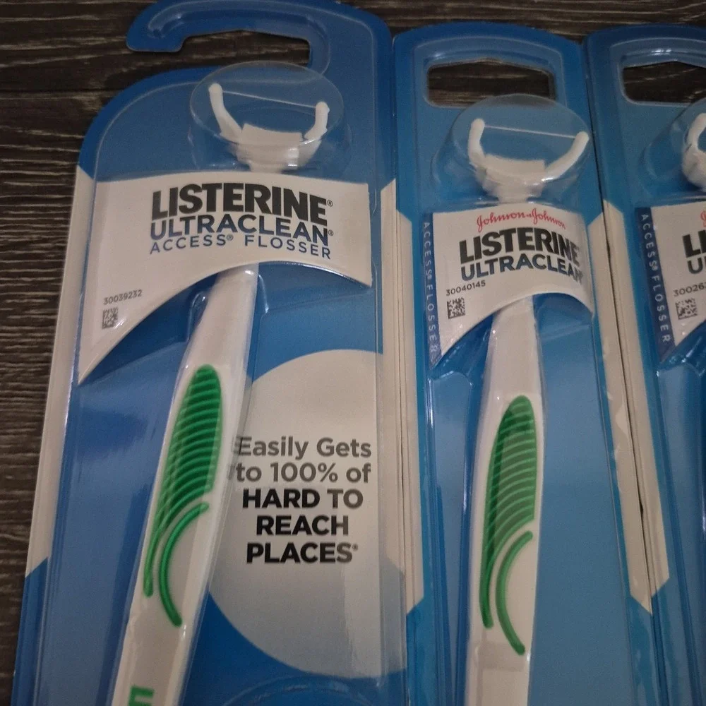 4 Ultraclean Access Flosser Refill Heads Unflavored Starter Kit Bundle